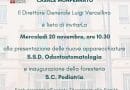 Rinviata al 20 novembre la presentazione all’ospedale Santo Spirito di Casale delle nuove apparecchiature di Odontostomatologia e della Foresteria al reparto di Pediatria